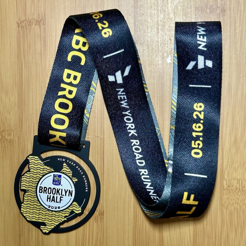 NYRR RBC Brooklyn Half Marathon 2026 Official Finisher's Medal NY Road Runners